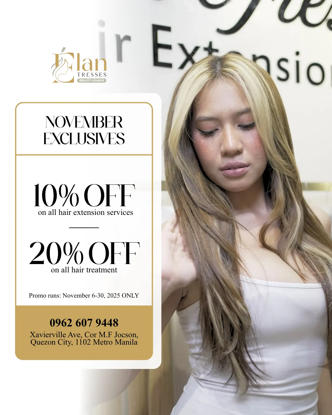 Elan Tresses campaign creative