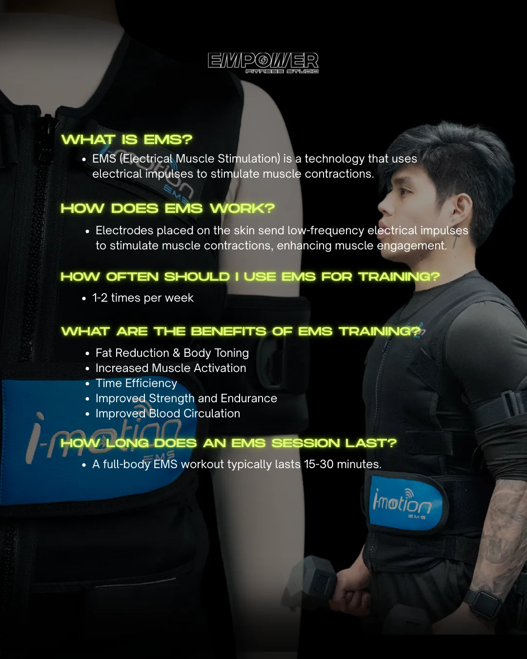 Empower Fitness Studio campaign creative