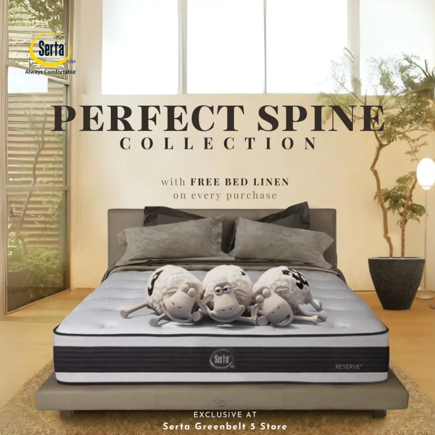 Uratex Serta campaign creative